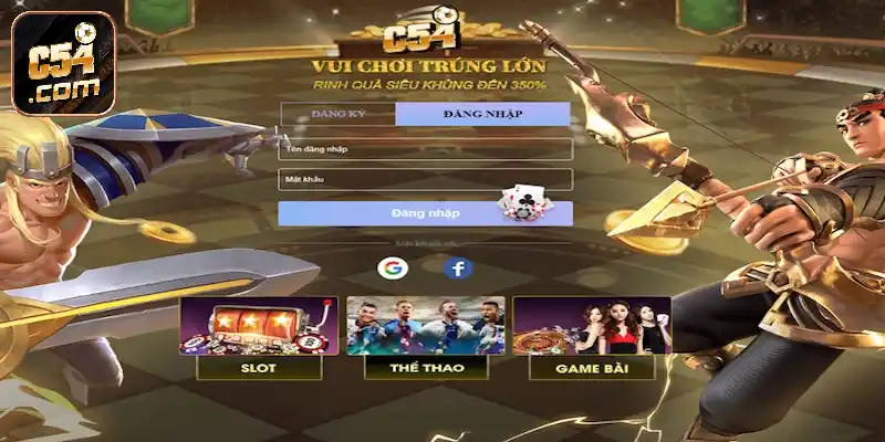 Thao tác 4 bước đơn giản để đặt cược tại live casino của c54